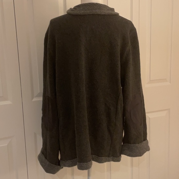 Jones New York Women’s XL Gray Comfy Zip Front Sweater - Picture 4 of 13